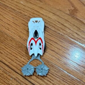Hot Wheels Speed Racer Movie Mach 6 White Plastic Die Cast Toy Car